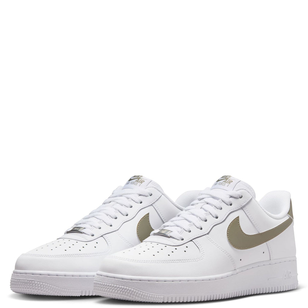[FJ4146-116] MENS NIKE AIR FORCE 1 '07 'WHITE LIGHT ARMY'