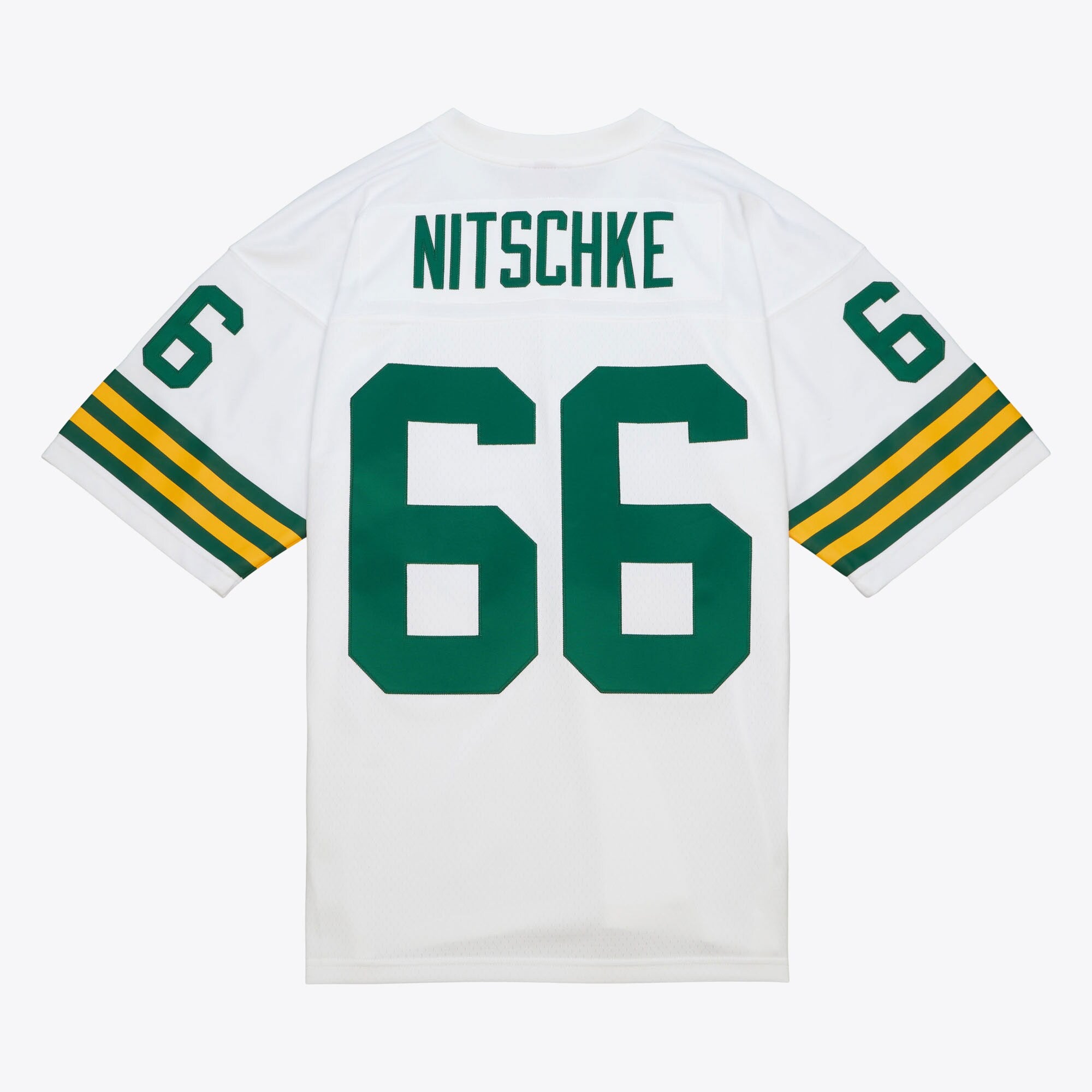 Mens Mitchell & Ness NFL WHITE JERSEY PACKERS 1966 RAY NITSCHKE