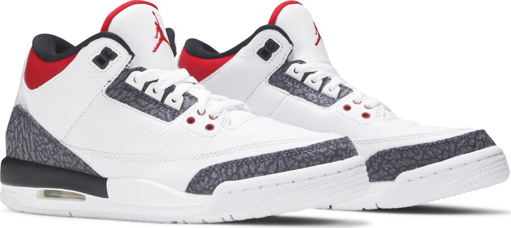 [CZ6634-100] Grade School Air Jordan Retro 3 'SE Fire Red Denim' (GS)