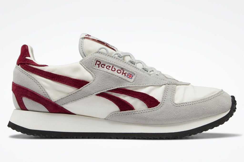 [H04987] Mens Reebok VICTORY G 'PURE GREY CLASSIC BURGUNDY'