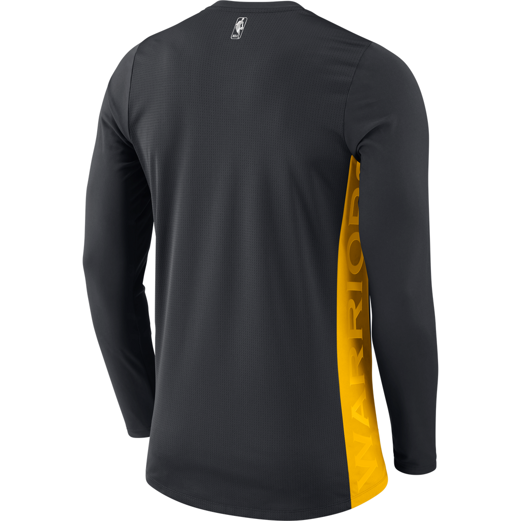 [908039-014] Mens Nike NBA Golden State Warriors Dri-Fit Long Sleeve T-Shirt