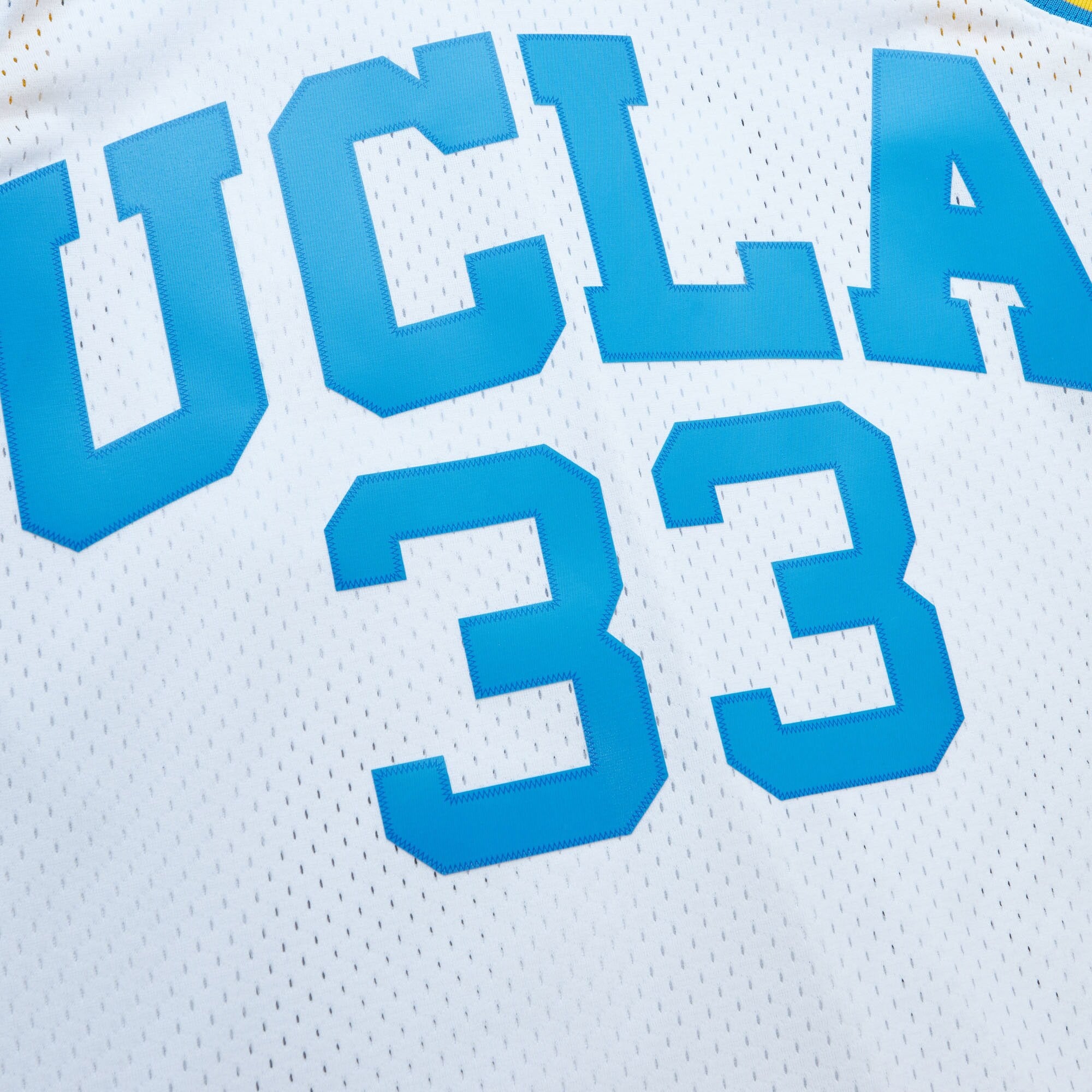 MENS MITCHELL & NESS NCAA WHITE JERSEY UCLA 1968 KAREEM ABDUL-JABBAR