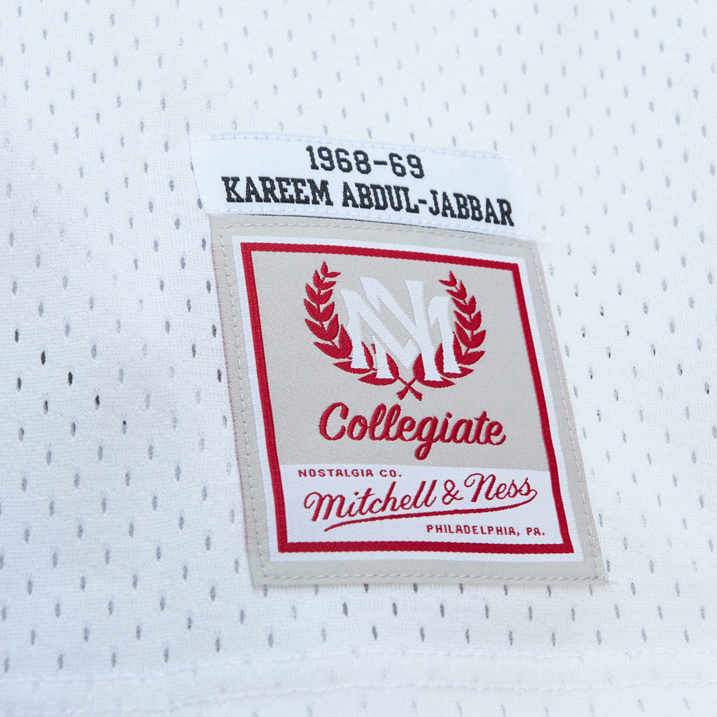MENS MITCHELL & NESS NCAA WHITE JERSEY UCLA 1968 KAREEM ABDUL-JABBAR