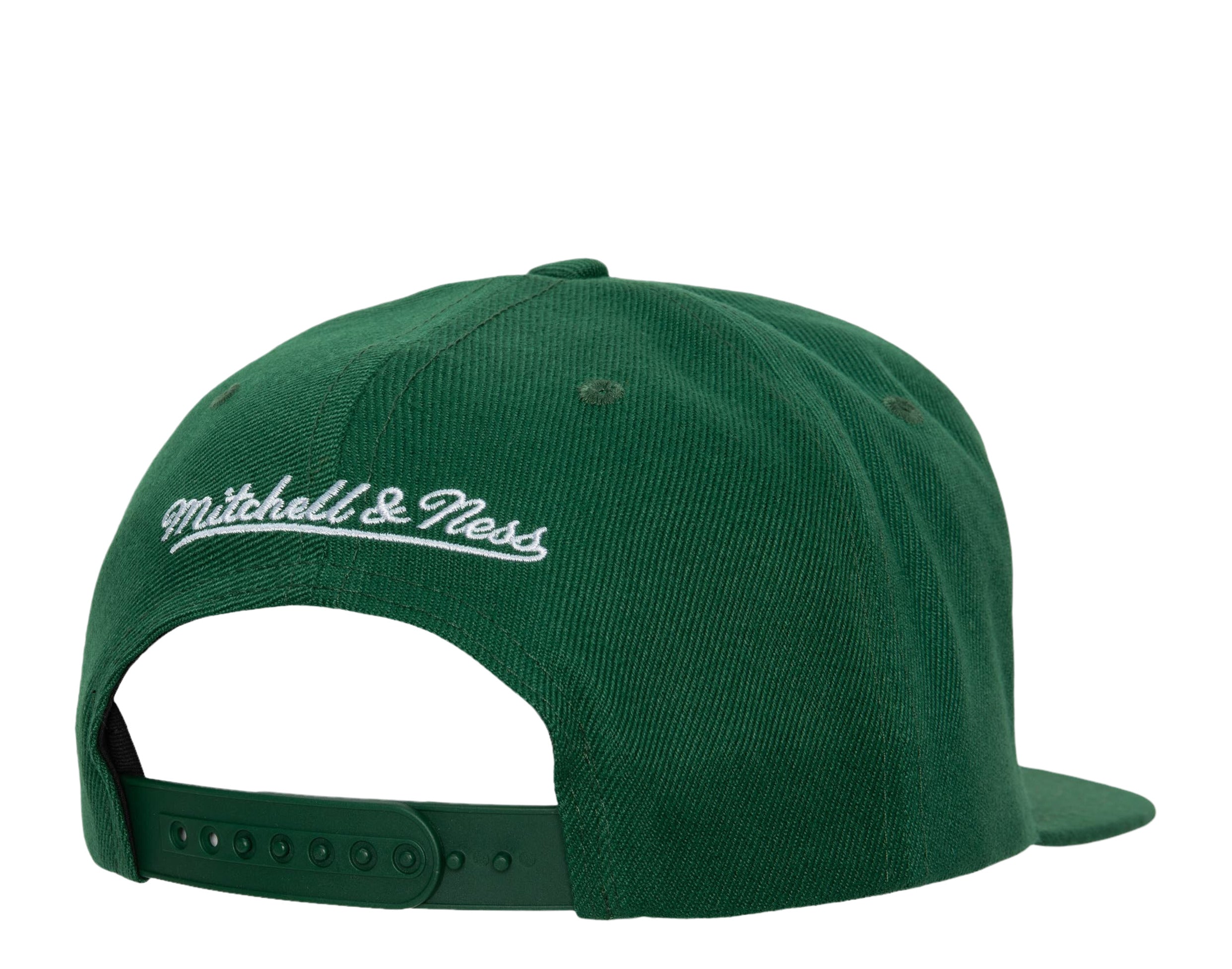 MENS MITCHELL & NESS NBA CORE BASIC SNAPBACK HWC SUPERSONICS - GREEN