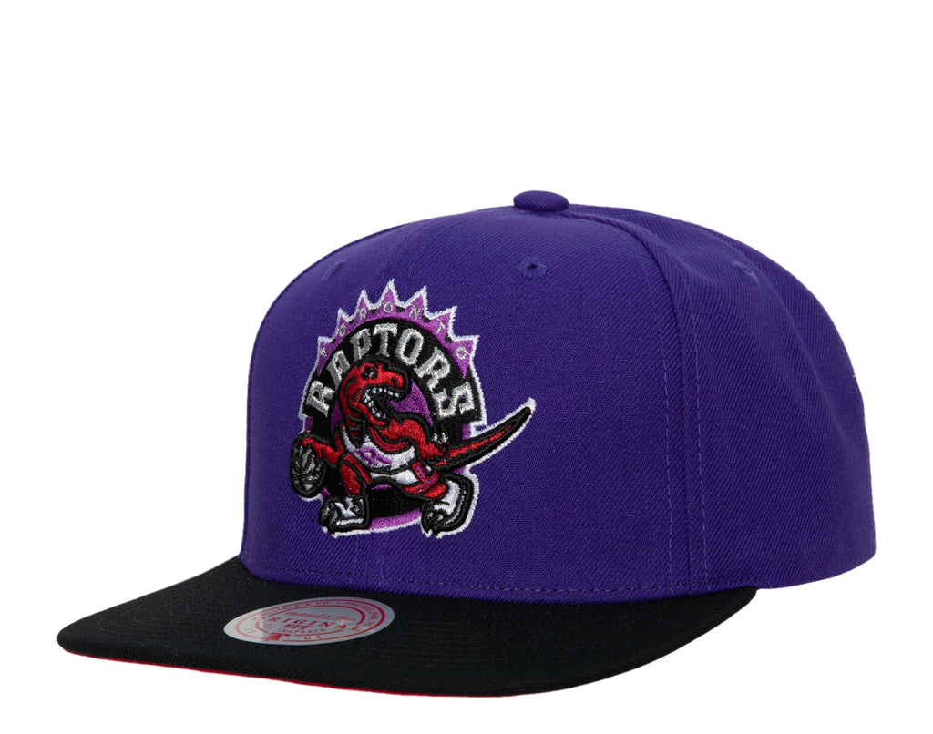 MENS MITCHELL & NESS NBA CORE BASIC SNAPBACK HWC RAPTORS - PURPLE-BLACK