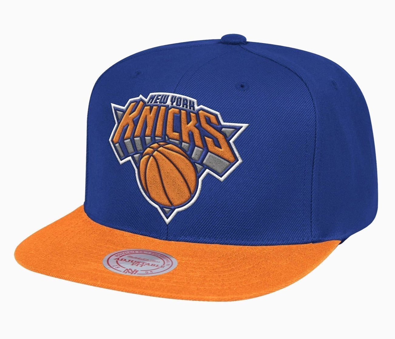 MENS MITCHELL & NESS NBA WOOL 2 TONE FITTED HWC KNICKS