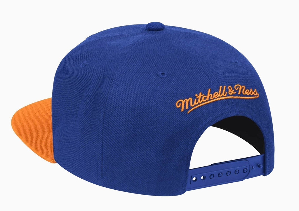 MENS MITCHELL & NESS NBA WOOL 2 TONE FITTED HWC KNICKS