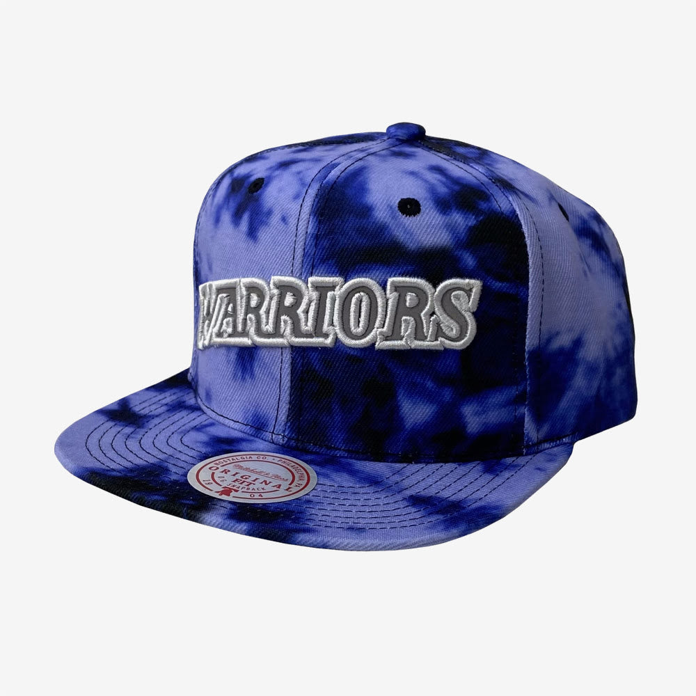 MENS MITCHELL & NESS NBA IN A GALAXY SNAPBACK WARRIORS - BLUE