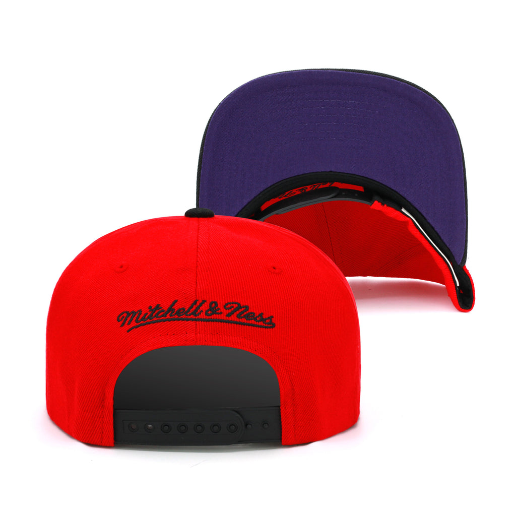 MENS MITCHELL & NESS NBA RELOAD 2.0 SNAPBACK HWC RAPTORS - RED-BLACK