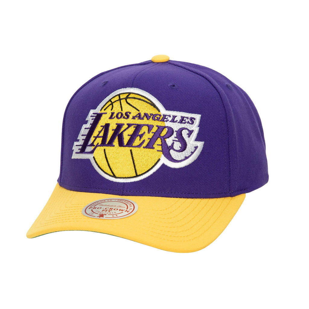 Mens Mitchell & Ness NBA XL PRO SNAPBACK LAKERS