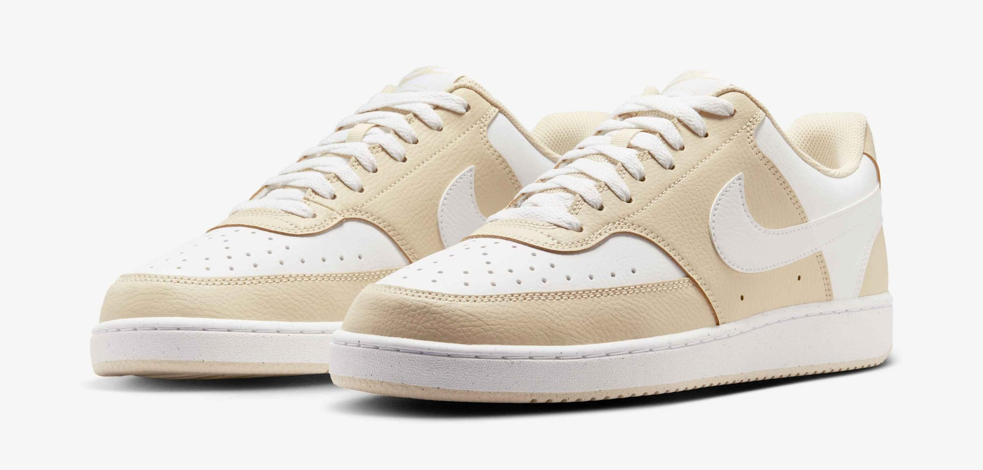 [HM9862-200] MENS NIKE COURT VISION LOW 'LIGHT KHAKI'