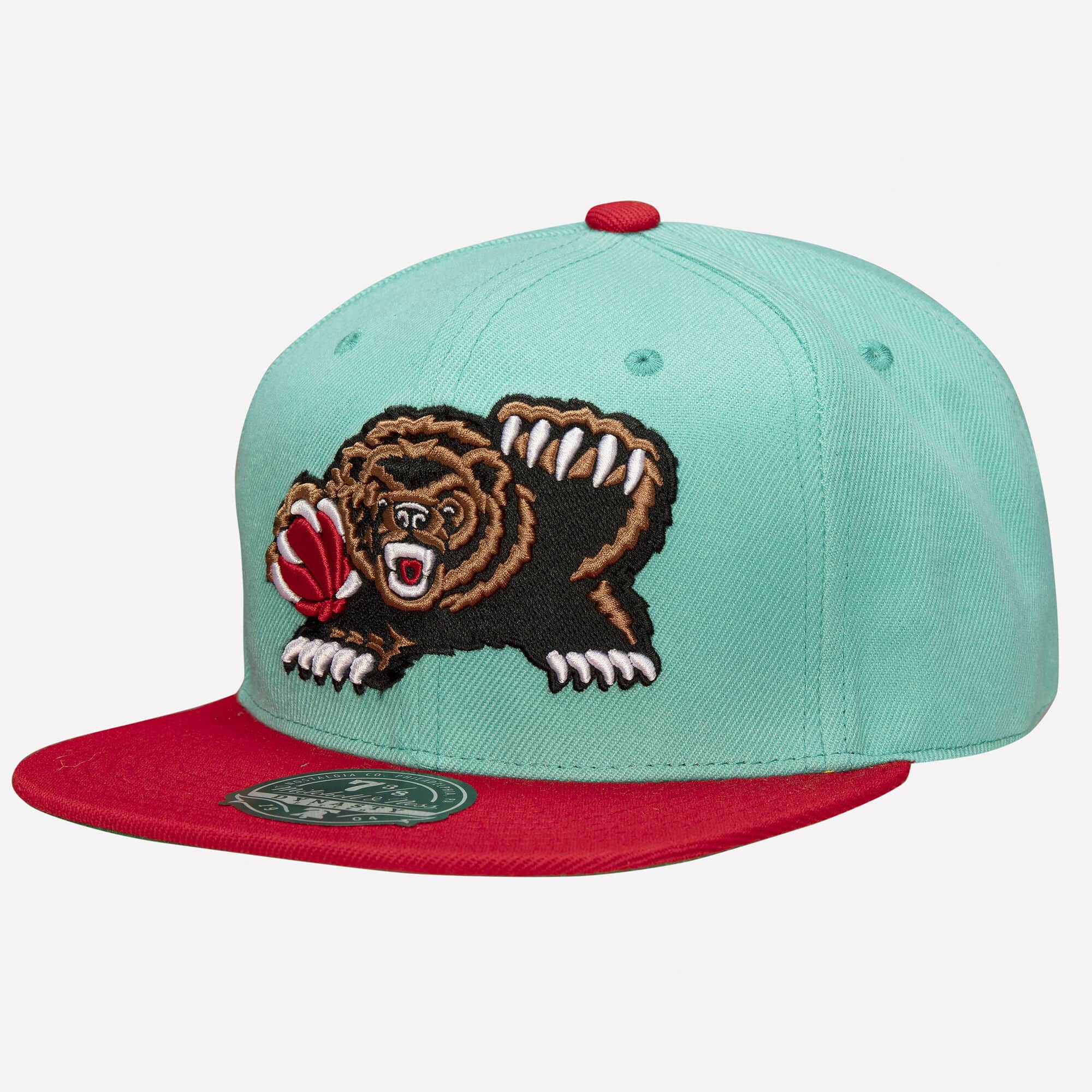 Mens Mitchell & Ness NBA WOOL 2 TONE FITTED HWC GRIZZLIES
