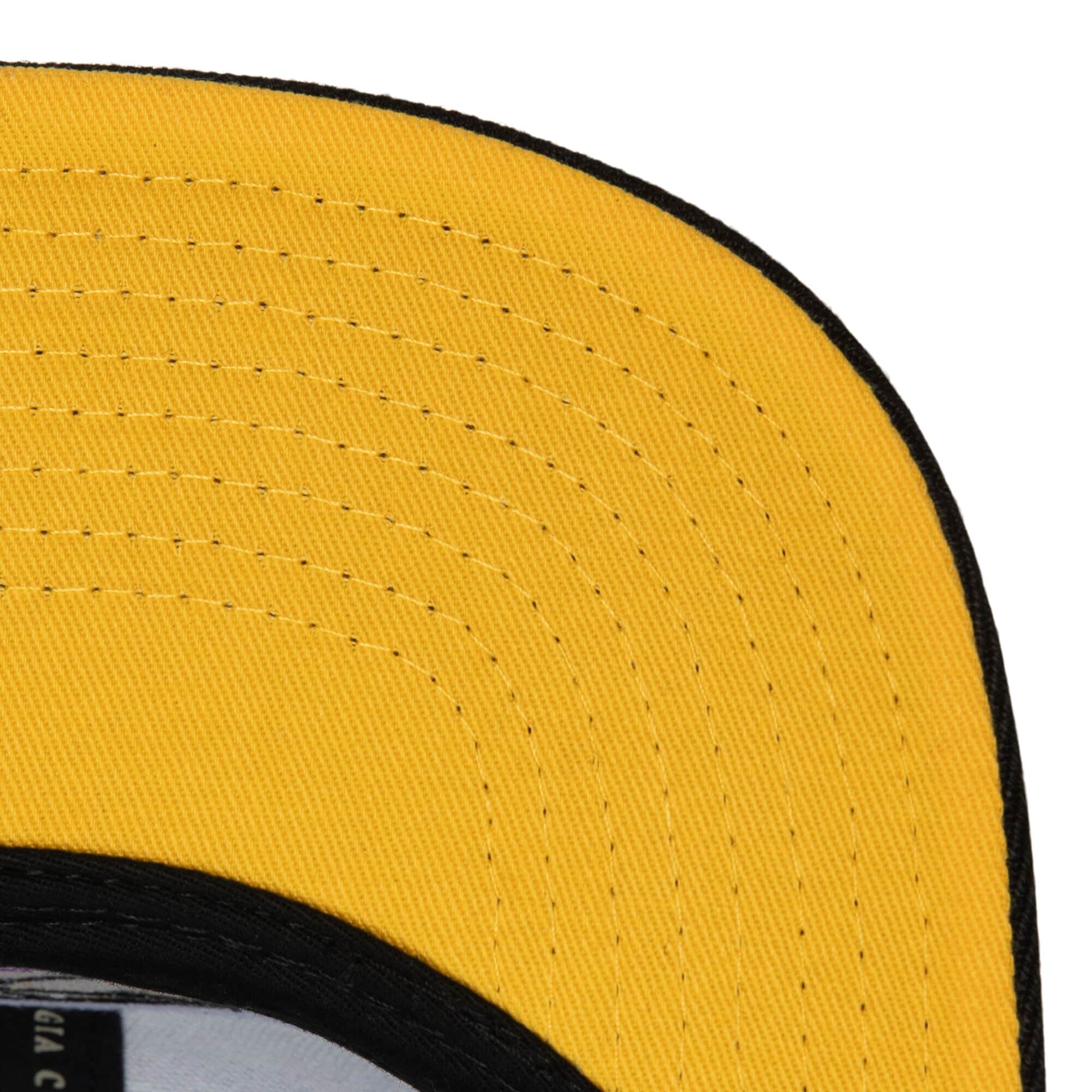 [6HSFSH21302-LALPRBK] MENS MITCHELL & NESS NBA LA LAKERS TEAM SIDE FITTED HWC
