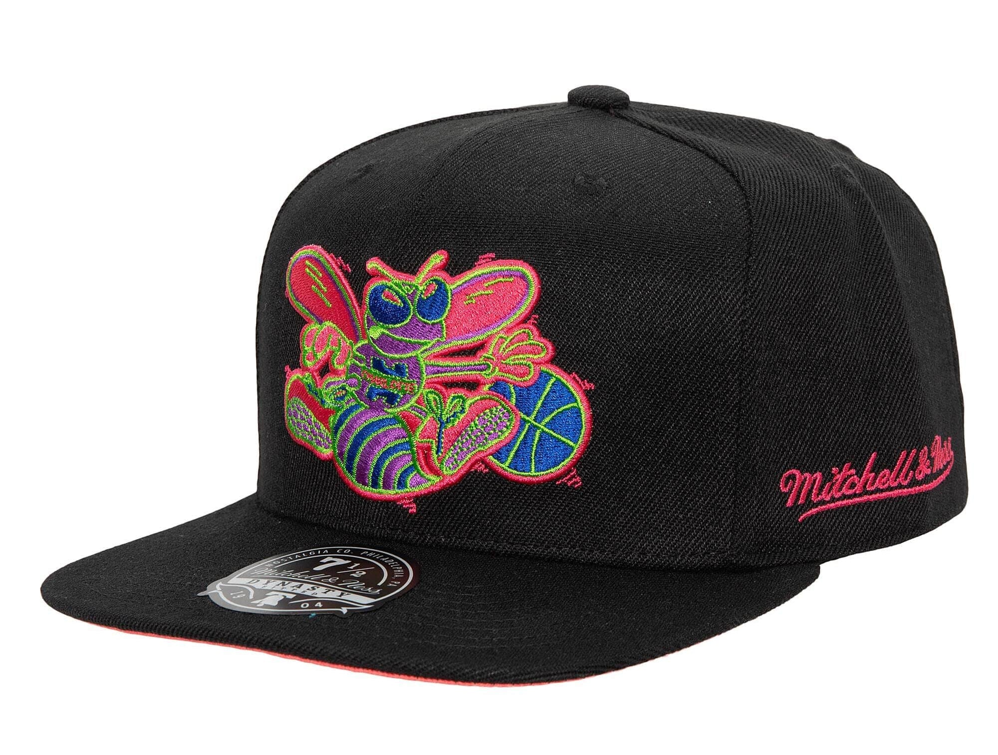 MENS MITCHELL & NESS NBA COLOR BOMB FITTED HWC HORNETS