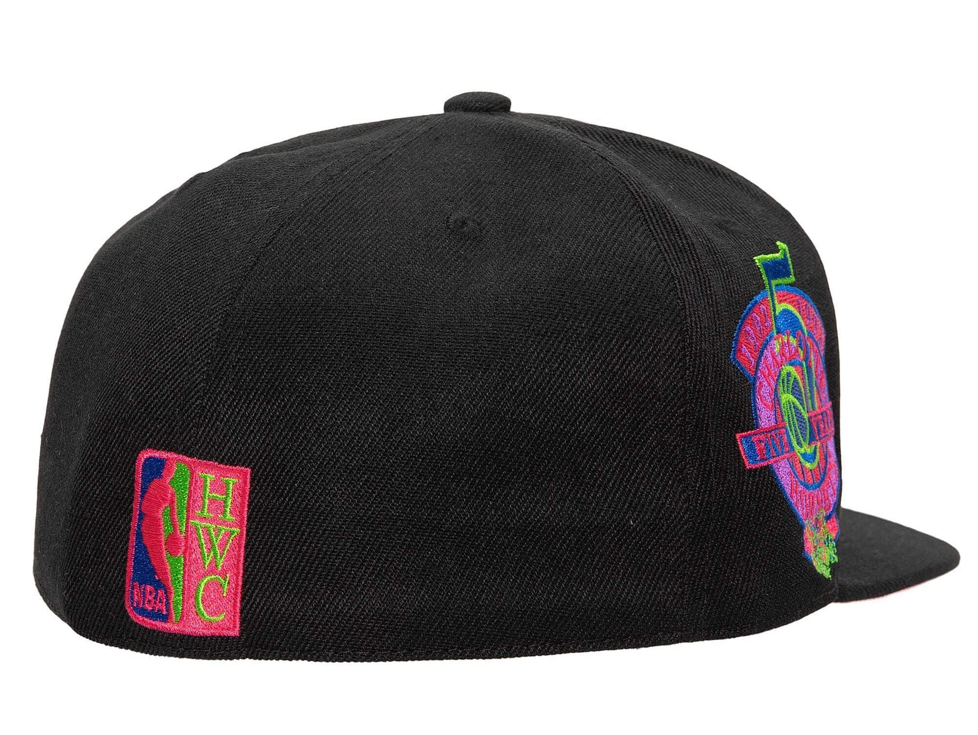 MENS MITCHELL & NESS NBA COLOR BOMB FITTED HWC HORNETS