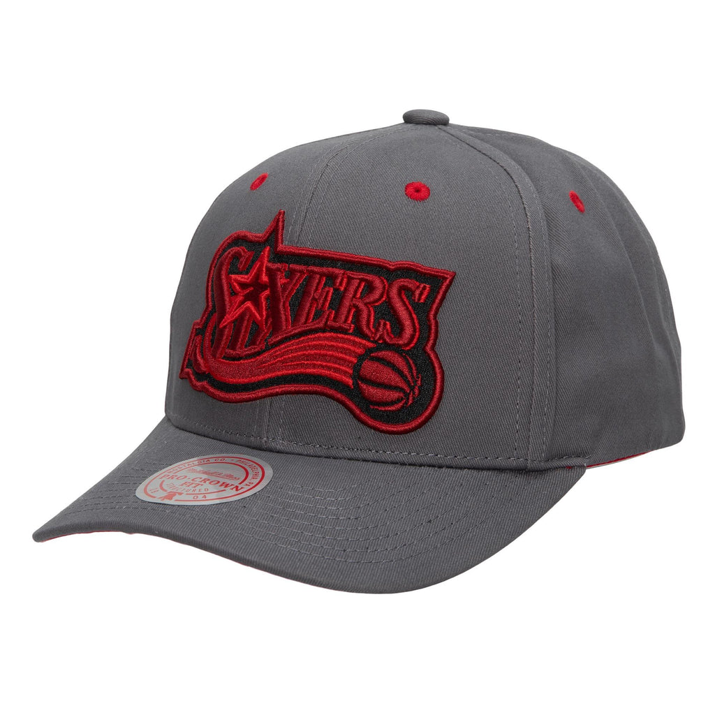 Mens Mitchell & Ness NBA SPACE KNIT PRO SNAPBACK HWC 76ERS