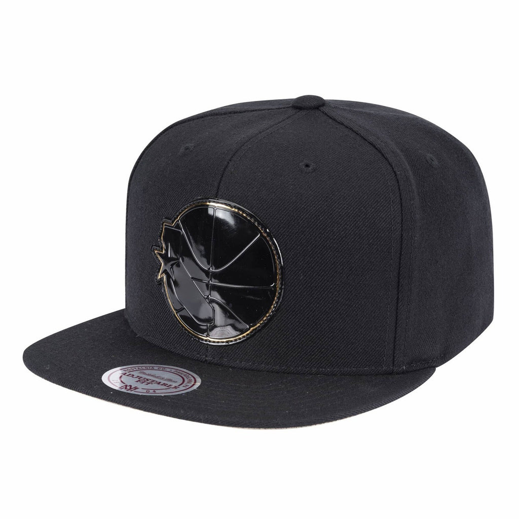 [6HSSMM18108-GSWBLCK] MENS NBA GOLDEN STATE WARRIORS PRESTO HWC SNAPBACK