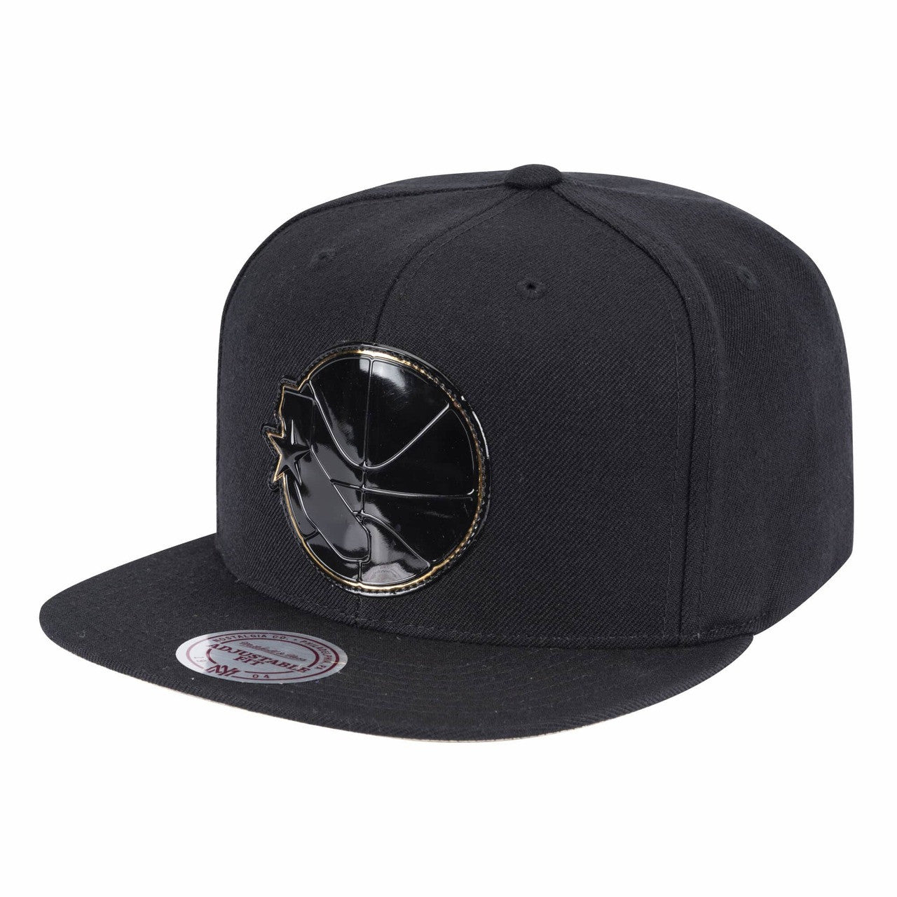 [6HSSMM18108-GSWBLCK] MENS NBA GOLDEN STATE WARRIORS PRESTO HWC SNAPBACK