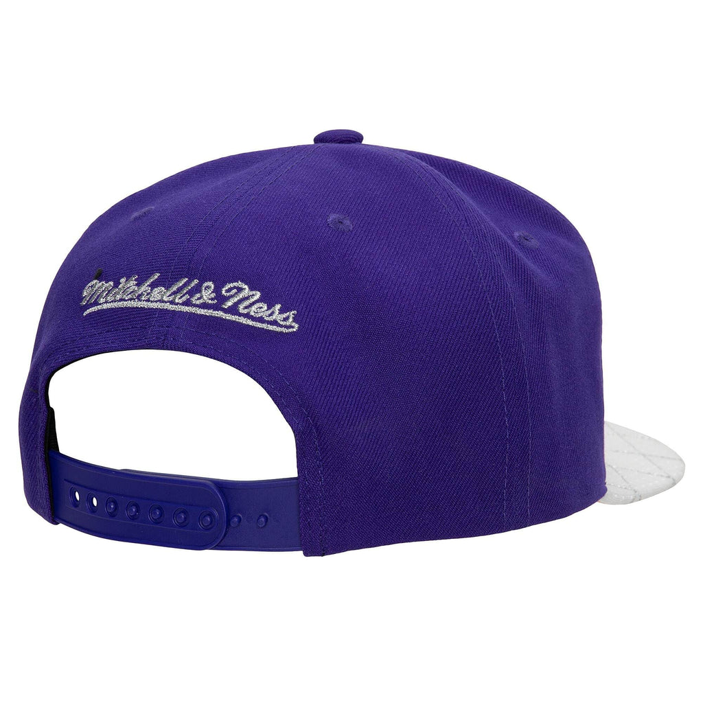 Mens MITCHELL & NESS NBA 75TH PLATINUM SNAPBACK LAKERS