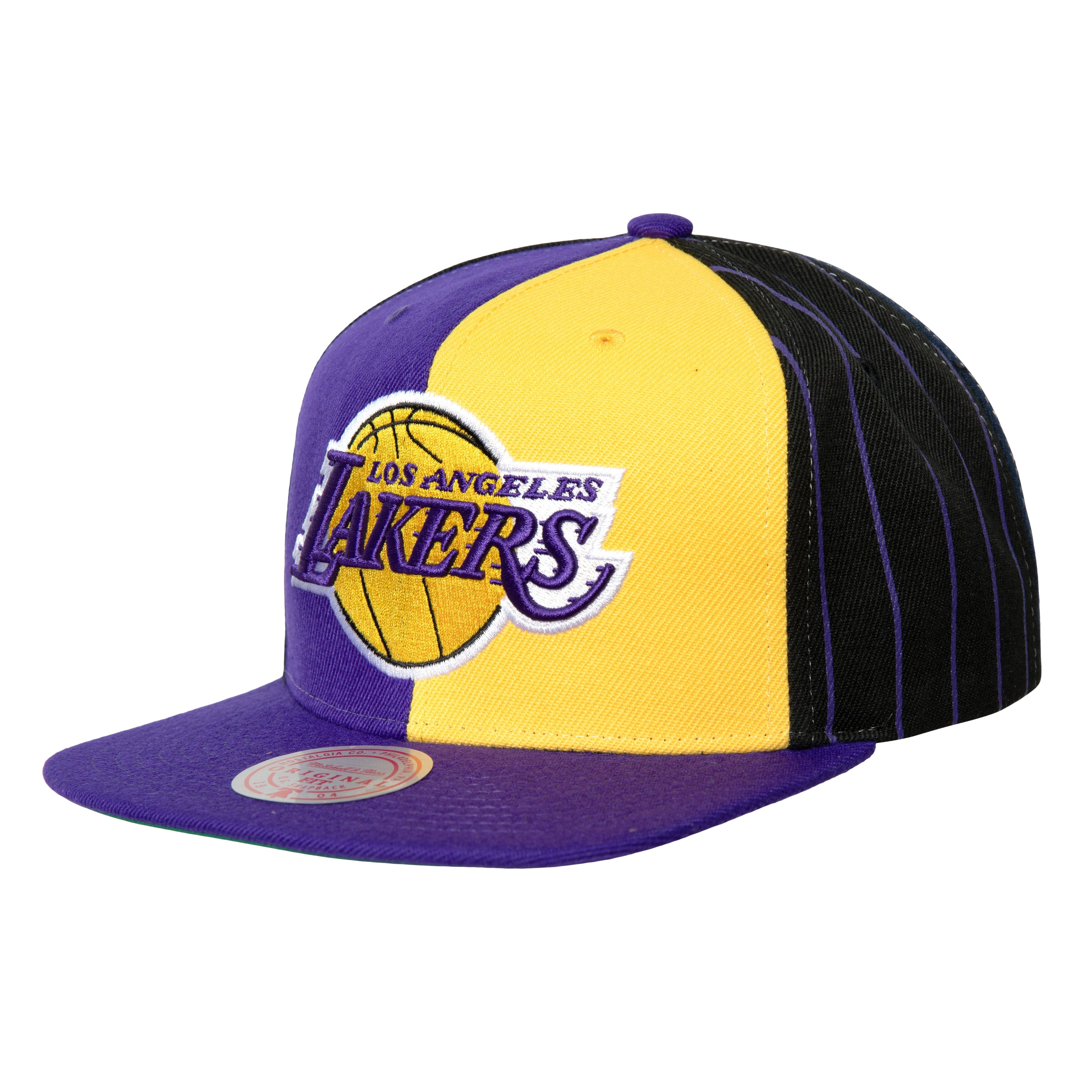Mens Mitchell & Ness NBA WHAT THE? SNAPBACK LAKERS