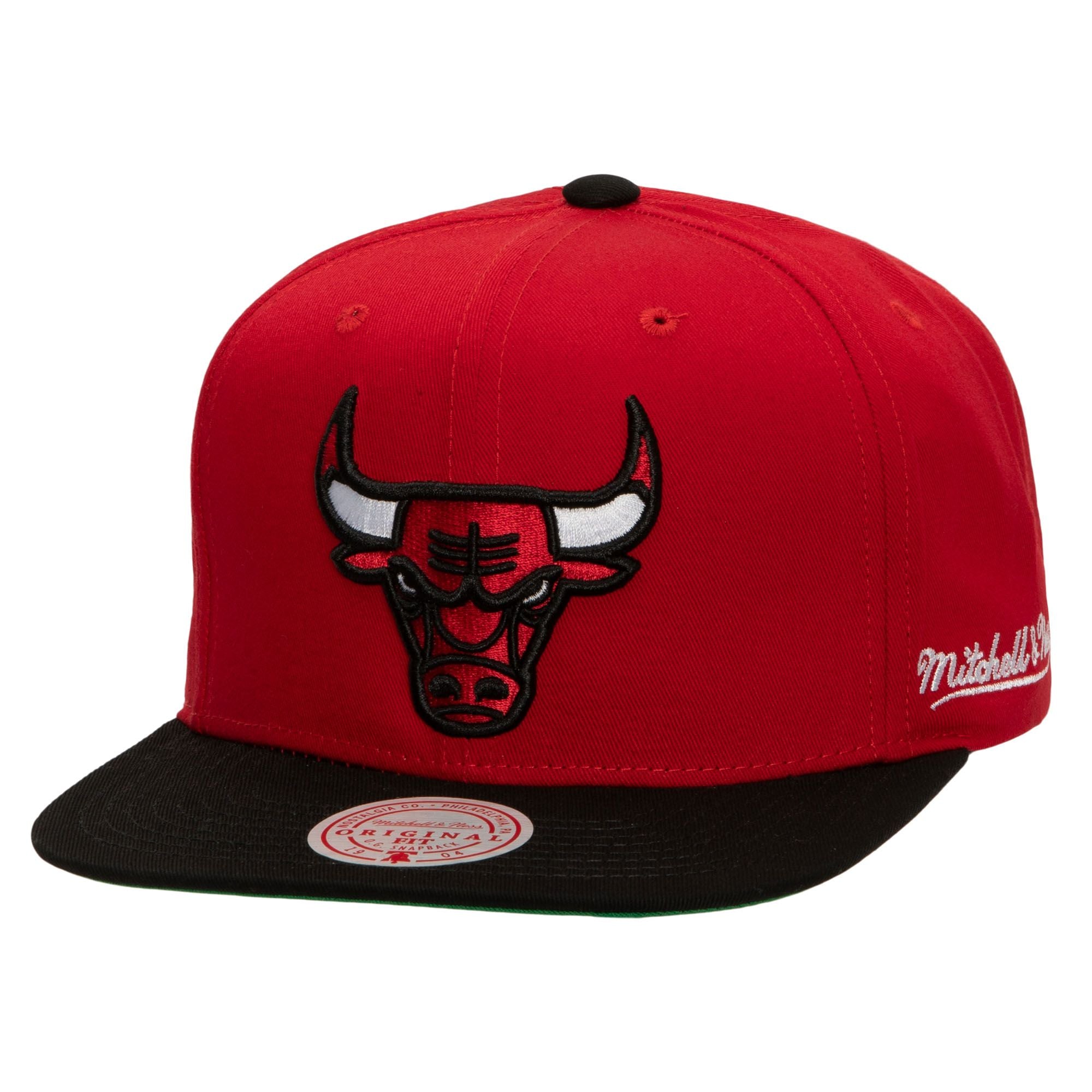 MENS MITCHELL & NESS NBA BACK IN ACTION SNAPBACK BULLS - RED