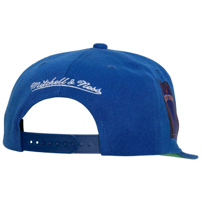 MENS MITCHELL & NESS NBA JERSEY LOVE SNAPBACK KNICKS - BLUE