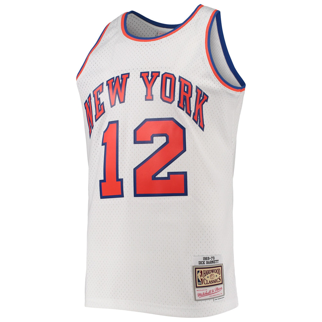 MENS MITCHELL & NESS NBA SWINGMAN JERSEY KNICKS 1969 DICK BARNETT