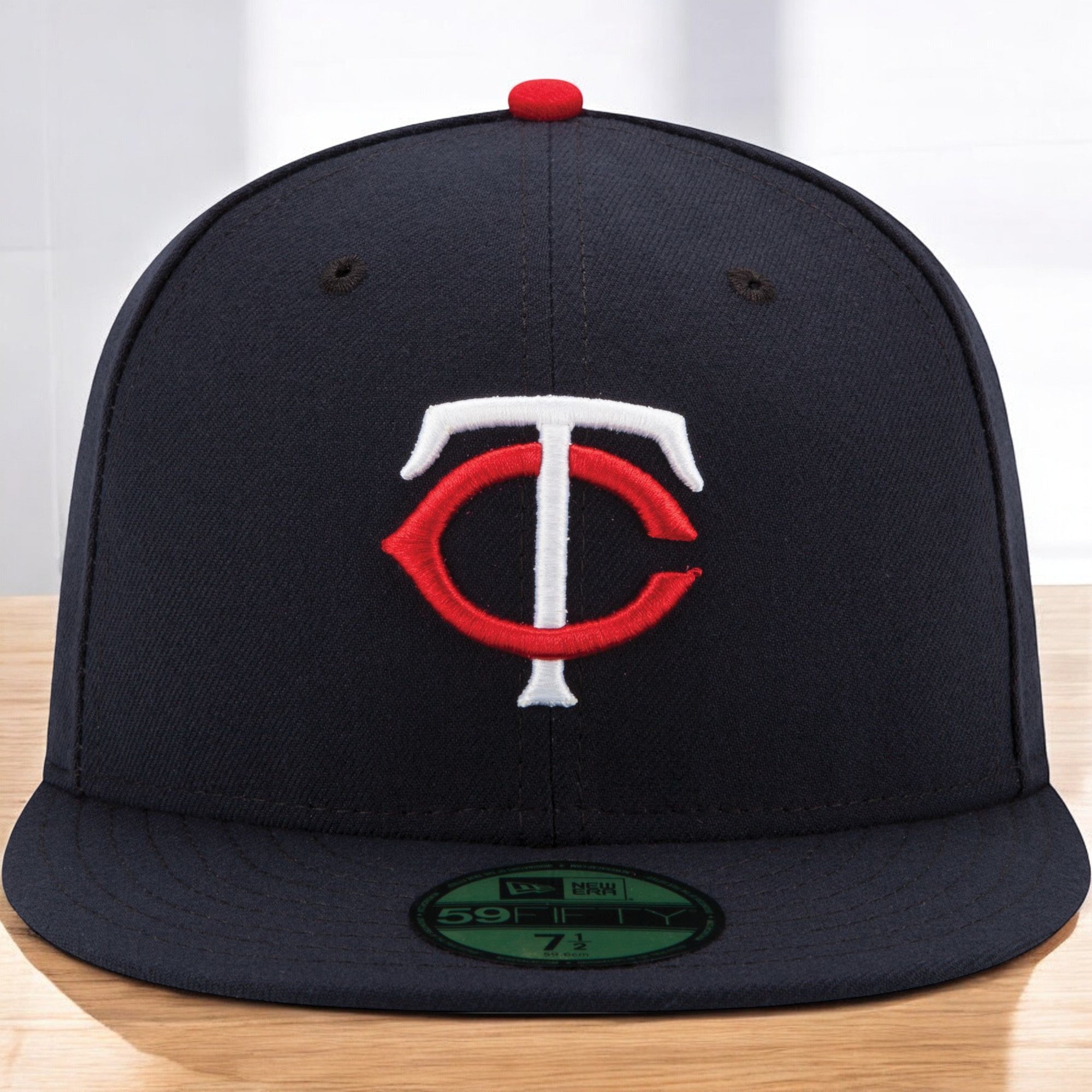 [70361056] MENS NEW ERA MLB MINNESOTA TWINS 5950 AC PERF FITTED - NAVY