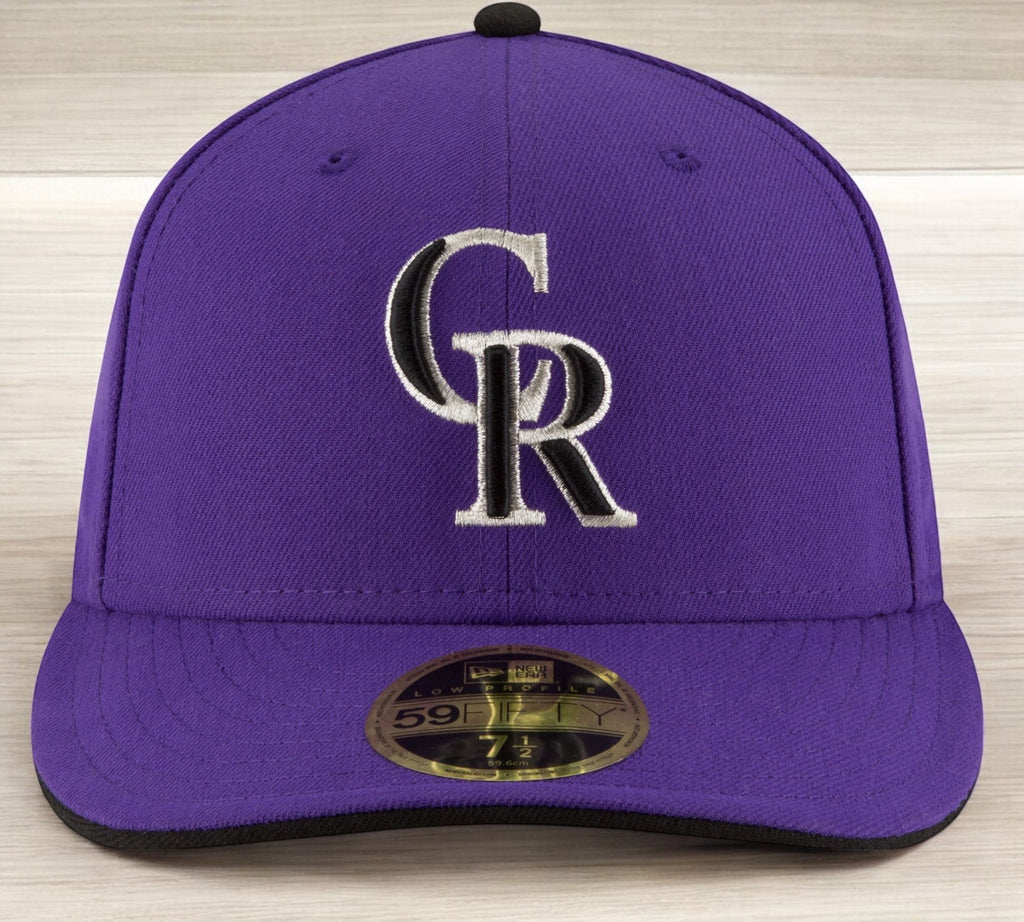 [70365300] Mens New Era MLB Colorado Rockies 2017 Low Profile Authentic 5950