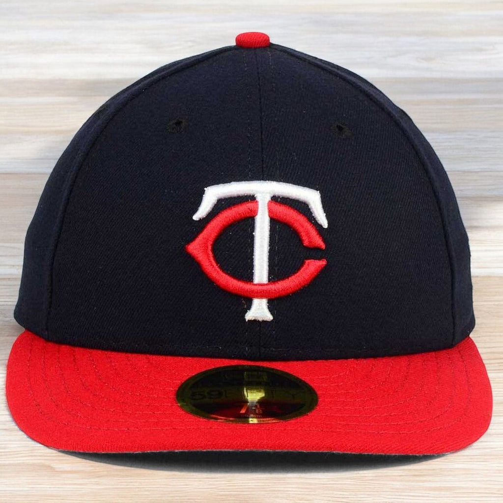 [70367424] Mens New Era MLB Authentic Collection Low Pro 59Fifty Fitted Cap Minnesota Twins