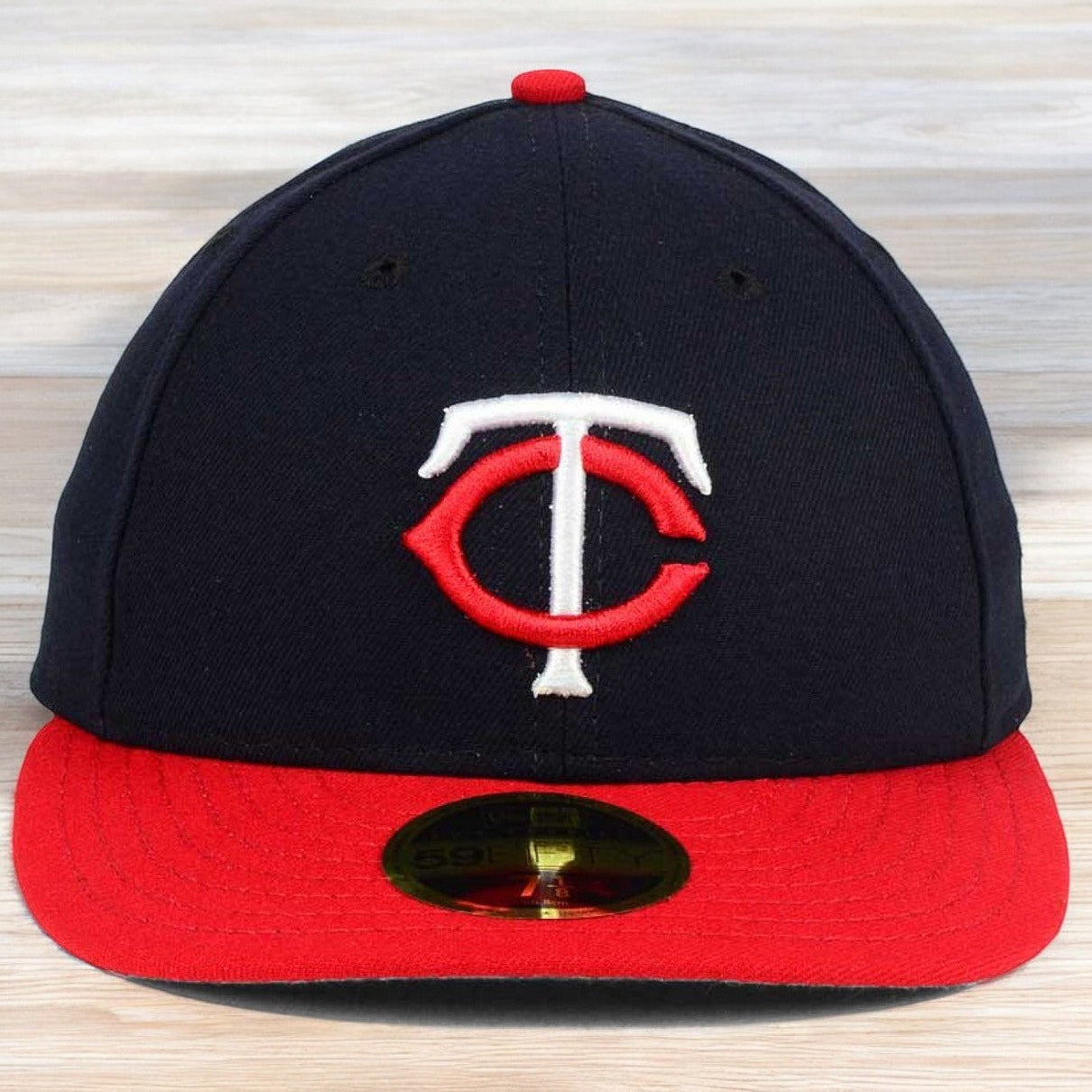 [70367424] Mens New Era MLB Authentic Collection Low Pro 59Fifty Fitted Cap Minnesota Twins