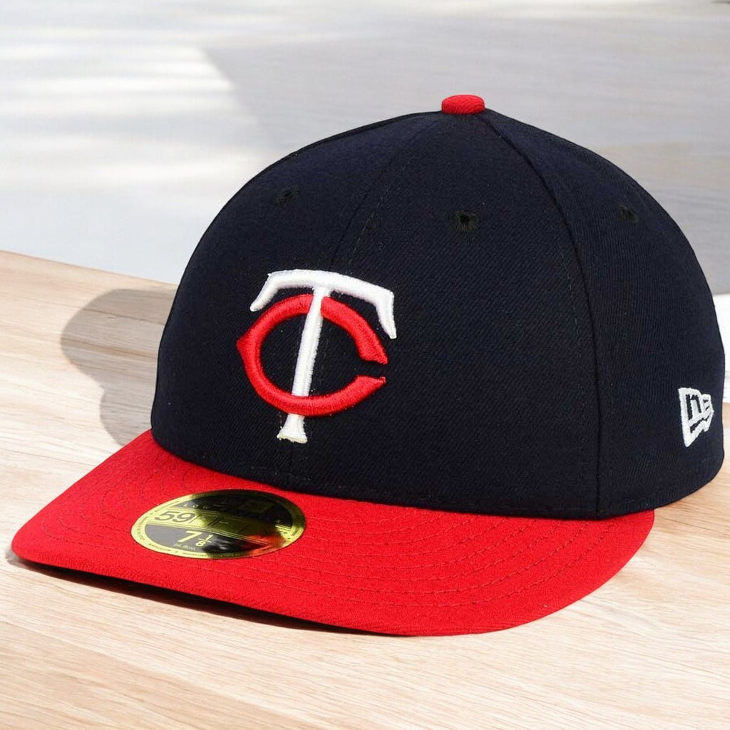 [70367424] Mens New Era MLB Authentic Collection Low Pro 59Fifty Fitted Cap Minnesota Twins
