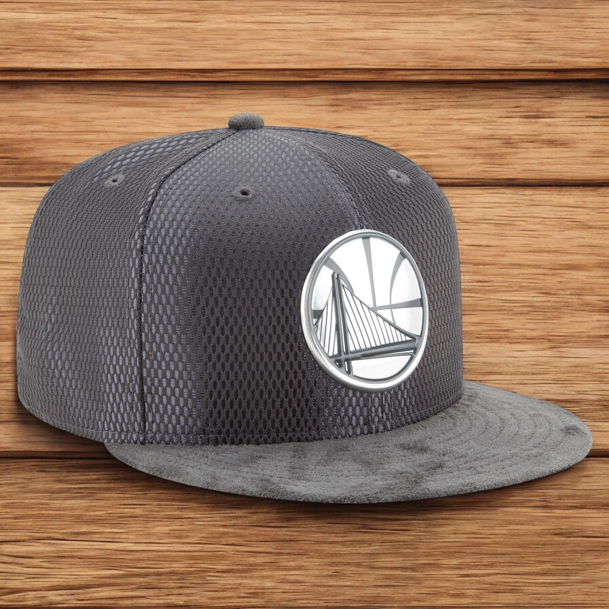 [11471393] Mens New Era NBA GS WARRIORS ON COURT OFFICIAL 20SUEDE 5950 FITTED