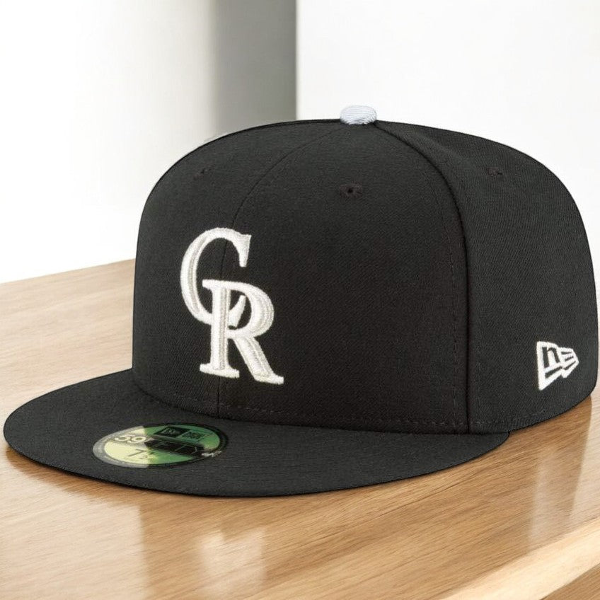 [70410409] Mens New Era MLB Authentic Collection On Field 59FIFTY Fitted Cap Colorado Rockies