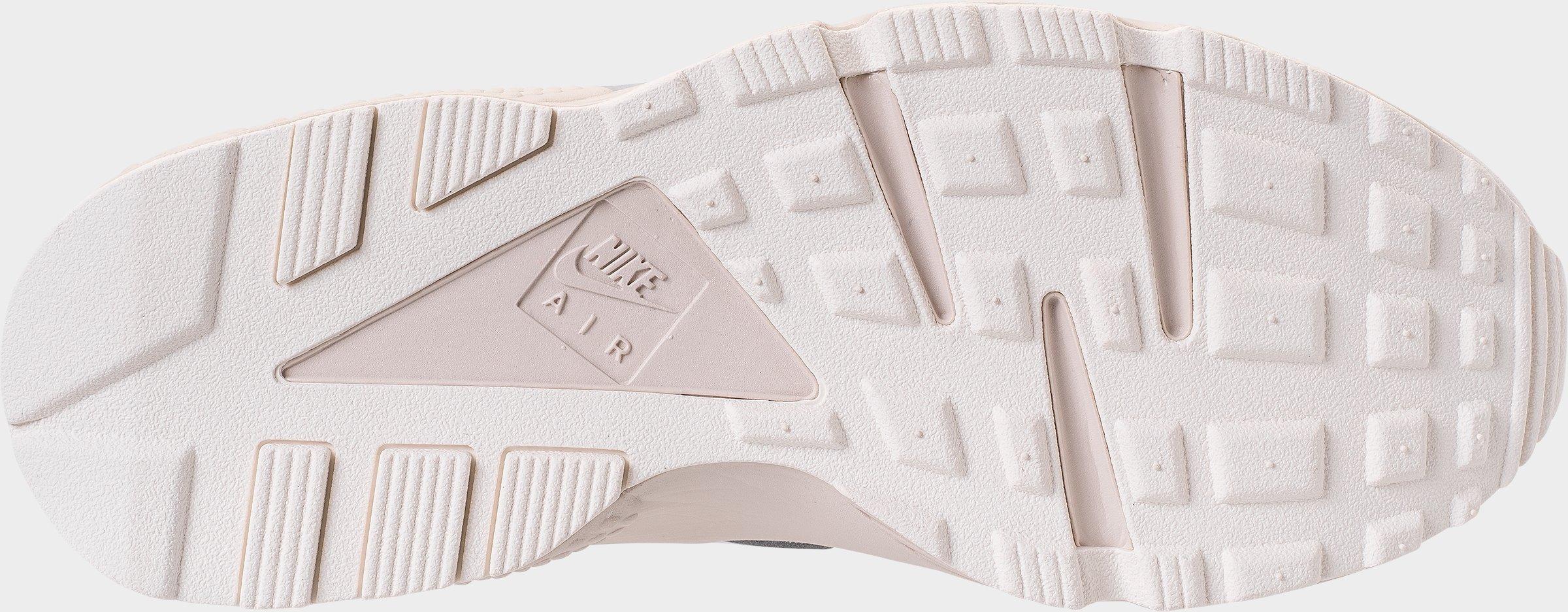 [704830-013] MENS NIKE AIR HUARACHE RUN PRM 'LIGHT BONE METALLIC COOL GREY-SAIL'