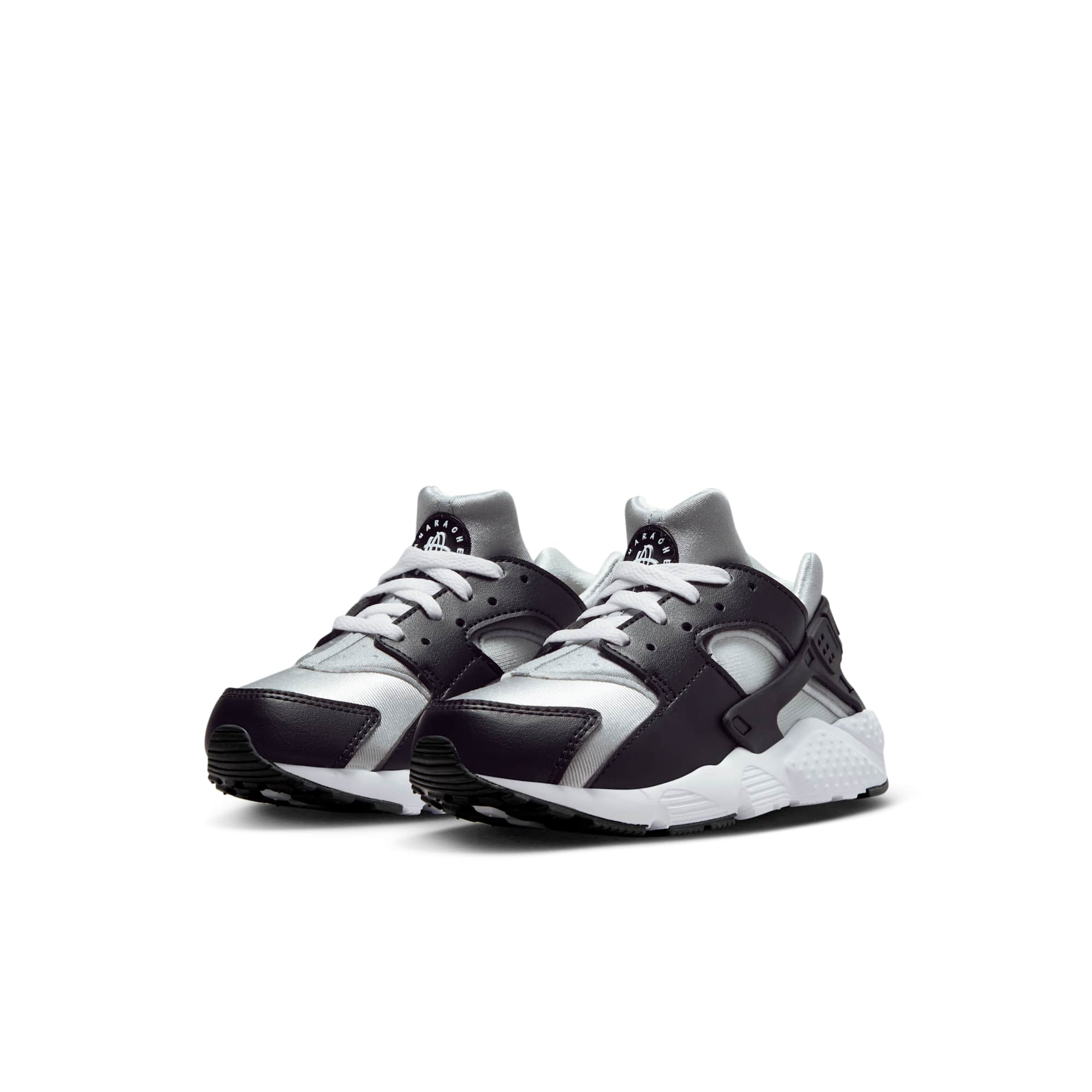 [704949-044] PRESCHOOL NIKE HUARACHE RUN 'BLACK NEUTRAL GREY'
