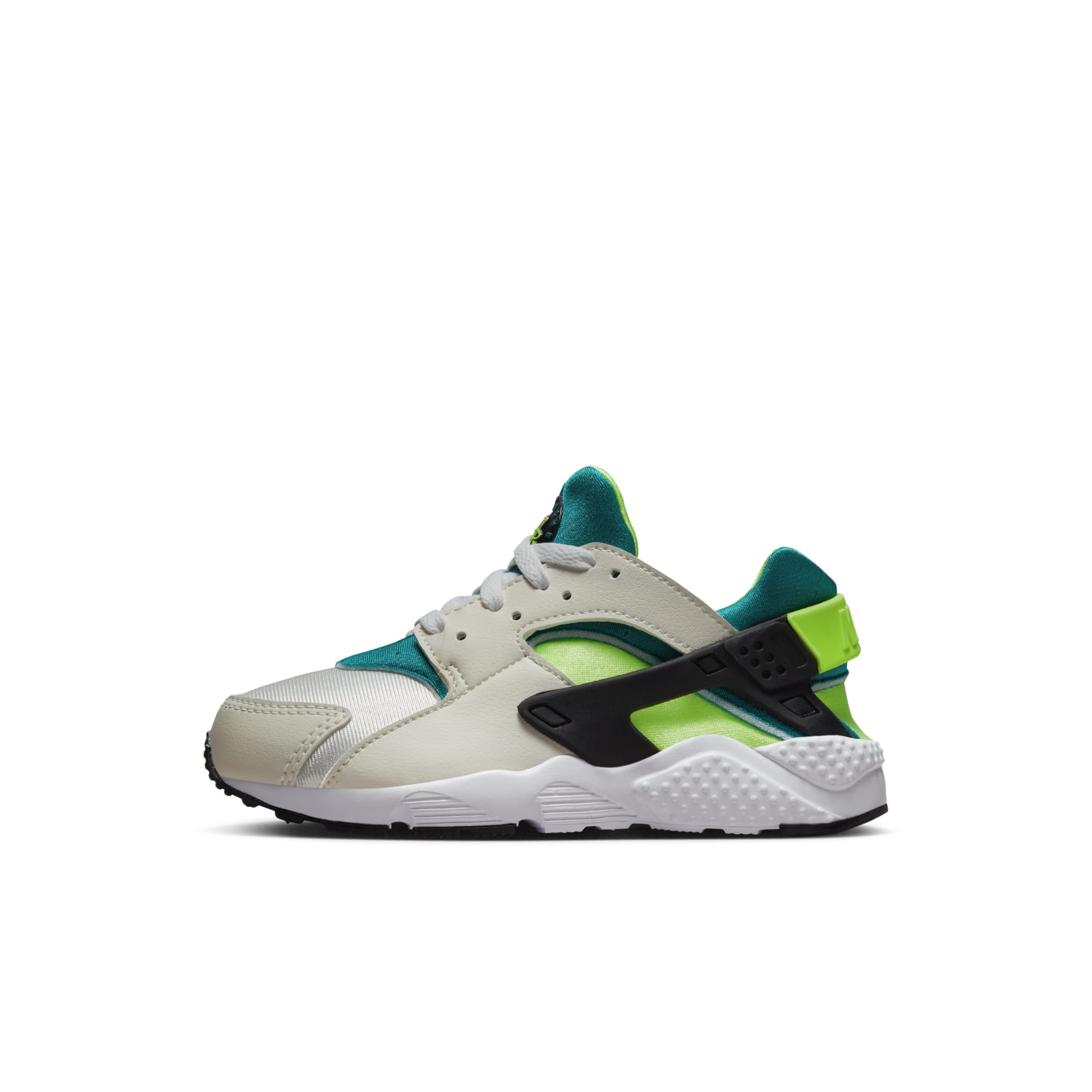 [704949-045] Preschool Nike HUARACHE RUN PS 'BRIGHT SPRUCE VOLT'