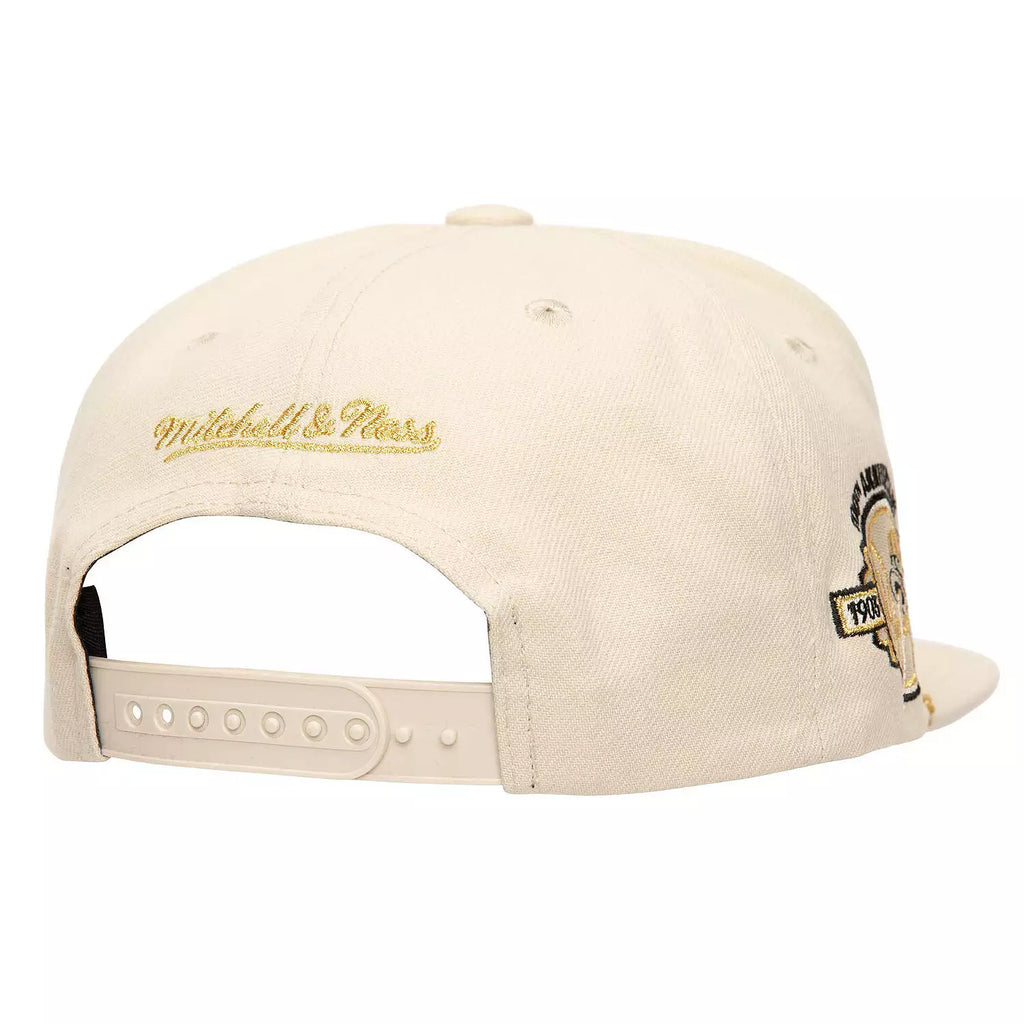 Mens Mitchell & Ness MLB GOLDEN IVORY SNAPBACK YANKEES