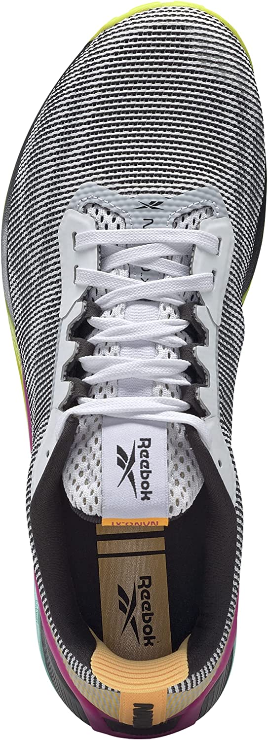 [H02865] Womens Reebok NANO X1 GRIT 'WHITE BLACK PURSUIT PINK'