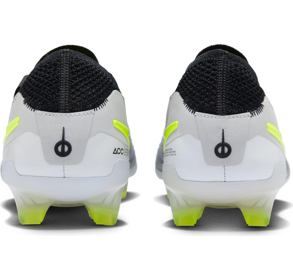 [DV4328-001] MENS NIKE TIEMPO LEGEND 10 ELITE FG 'METALLIC SILVER VOLT BLACK'