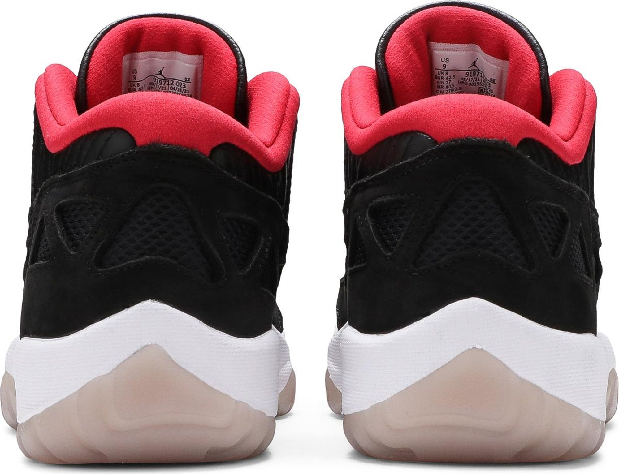 [919712-023] Mens Air Jordan Retro 11 Low IE 'Bred (2021)'
