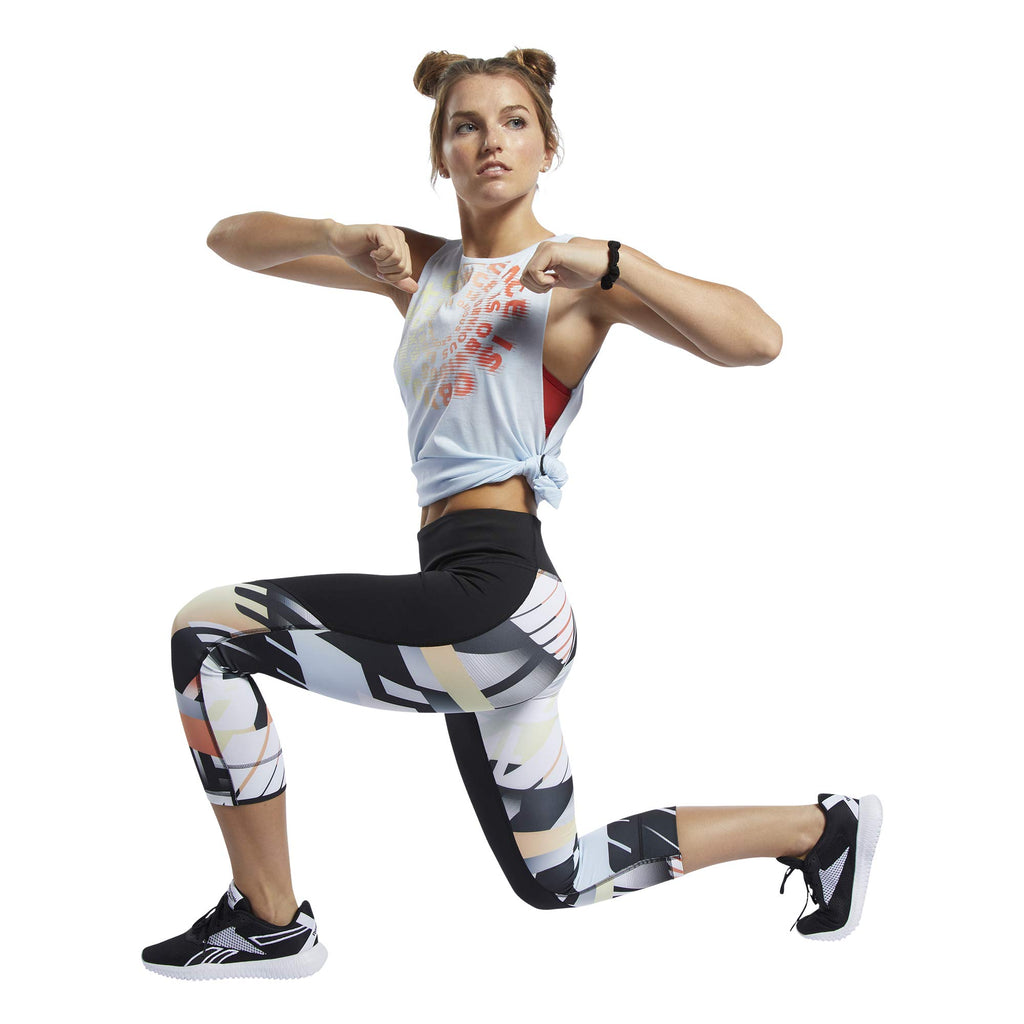 [FJ5313] Womens Reebok CrossFit Lux Bold 3/4 Tights