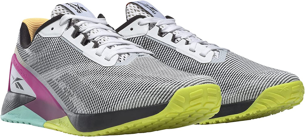 [H02865] Womens Reebok NANO X1 GRIT 'WHITE BLACK PURSUIT PINK'