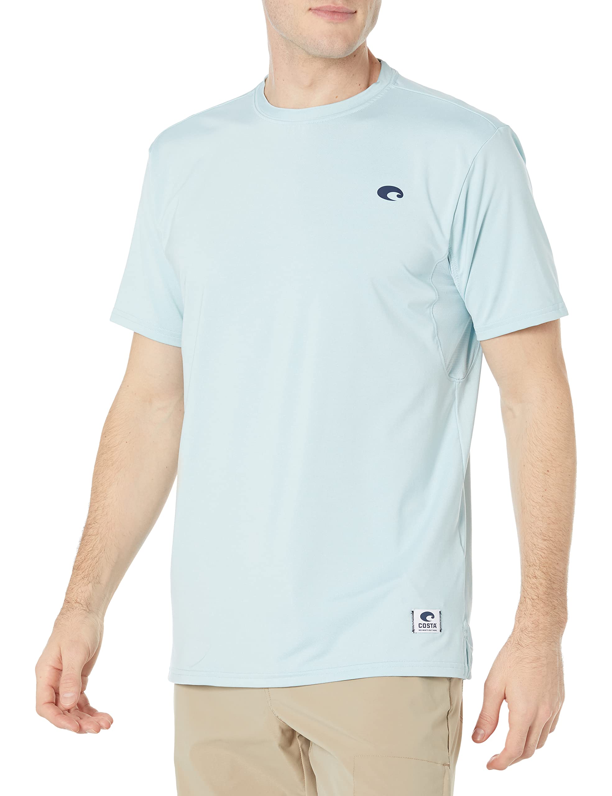 [FQA400699-6F7] MENS COSTA SHORT SLEEVE VOYAGE PERFORMANCE SHIRT