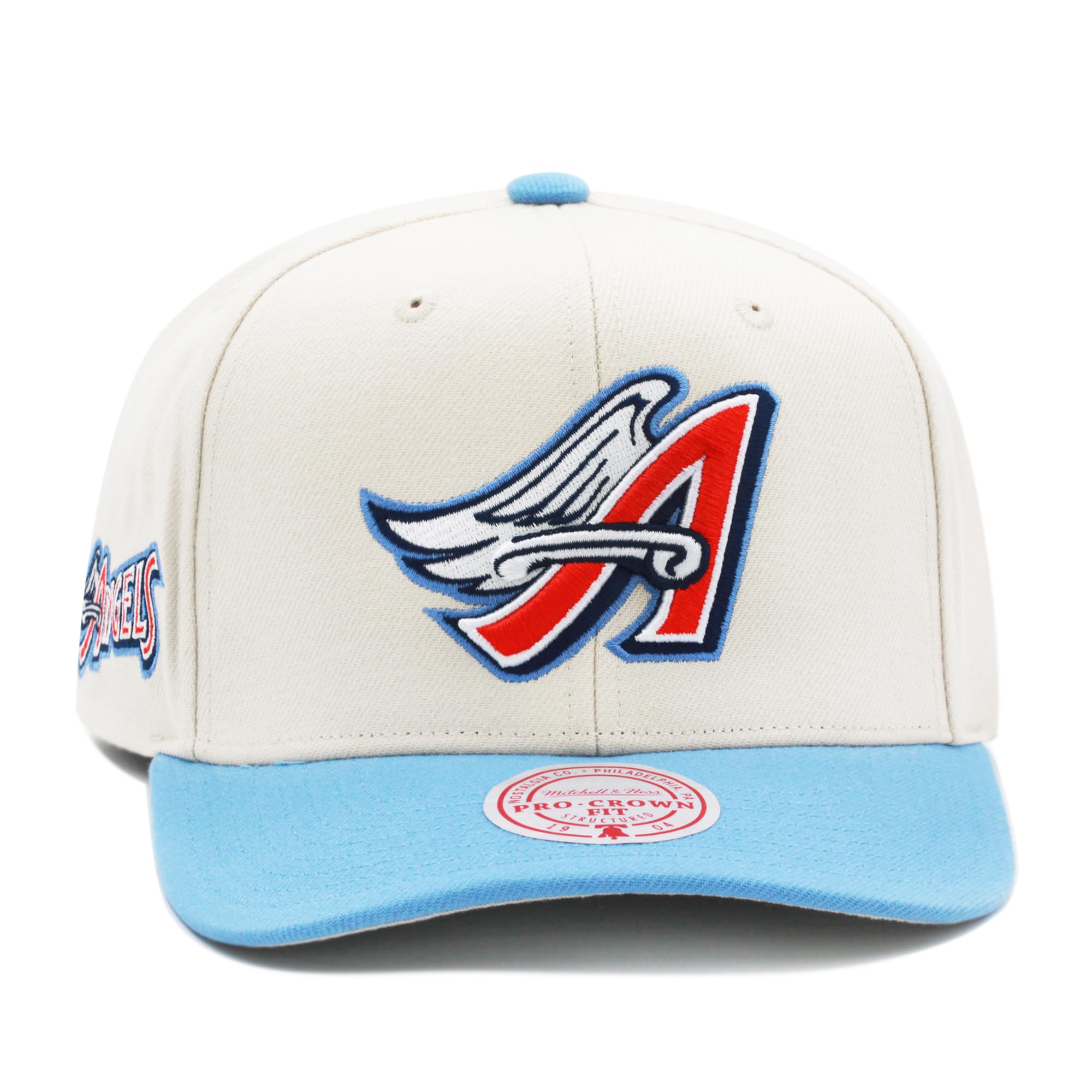 Mens Mitchell & Ness MLB GAME ON PRO SNAPBACK COOP ANGELS