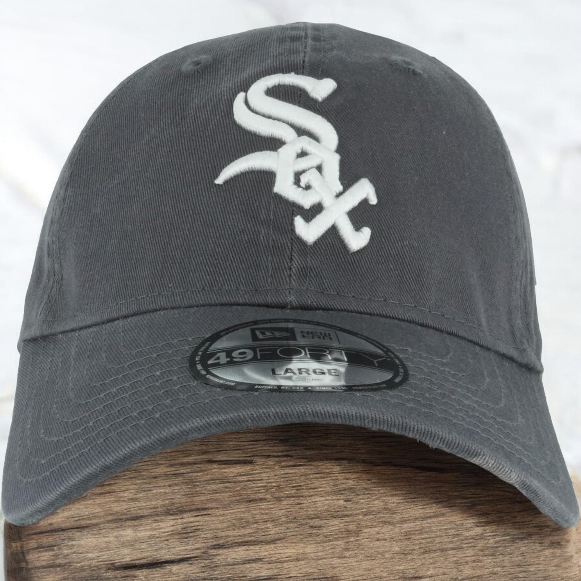 [11605814] Mens New Era MLB Core Fit 49Forty Fitted - Chicago White Sox