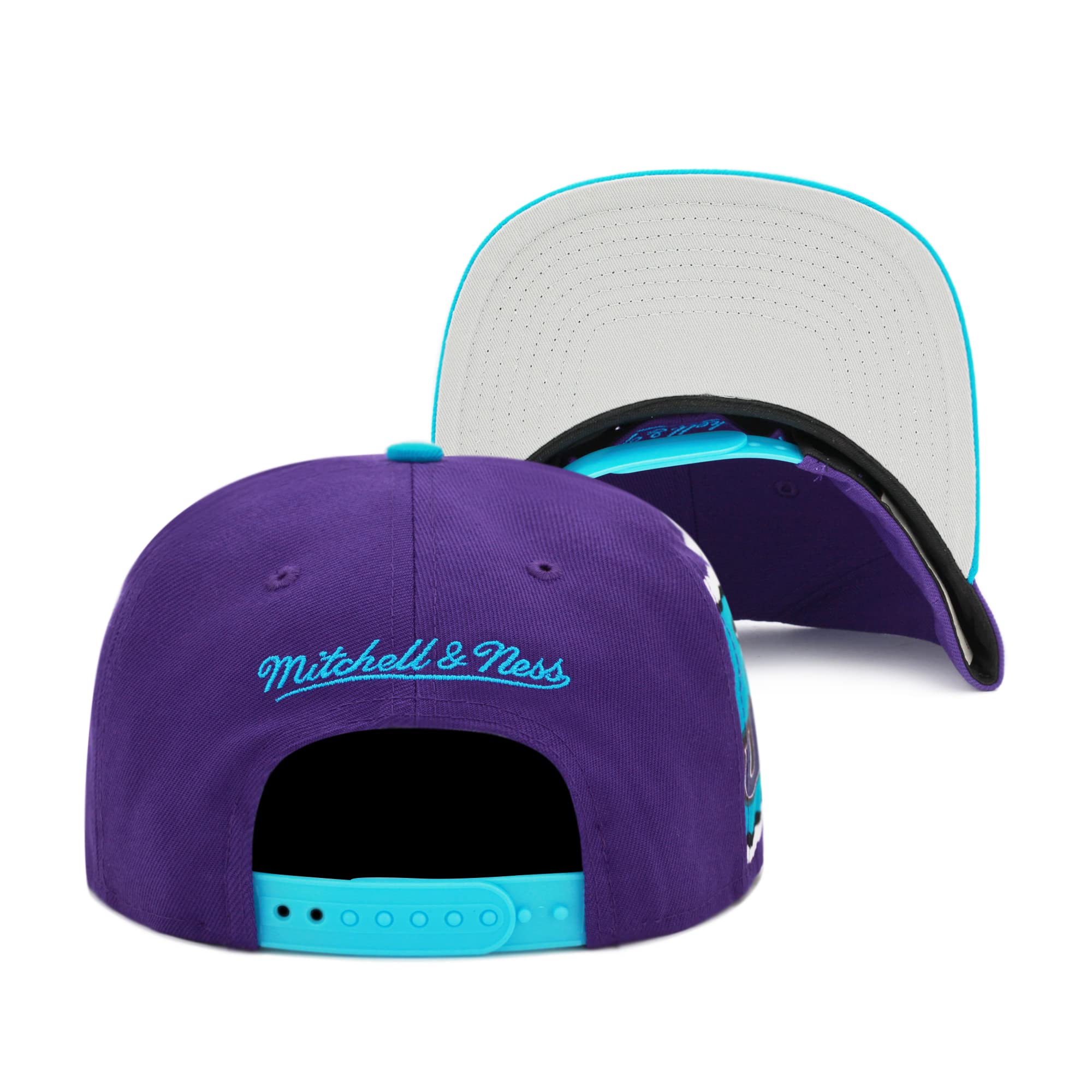 MENS MITCHELL & NESS NBA JUMBOTRON SNAPBACK HWC JAZZ - PURPLE