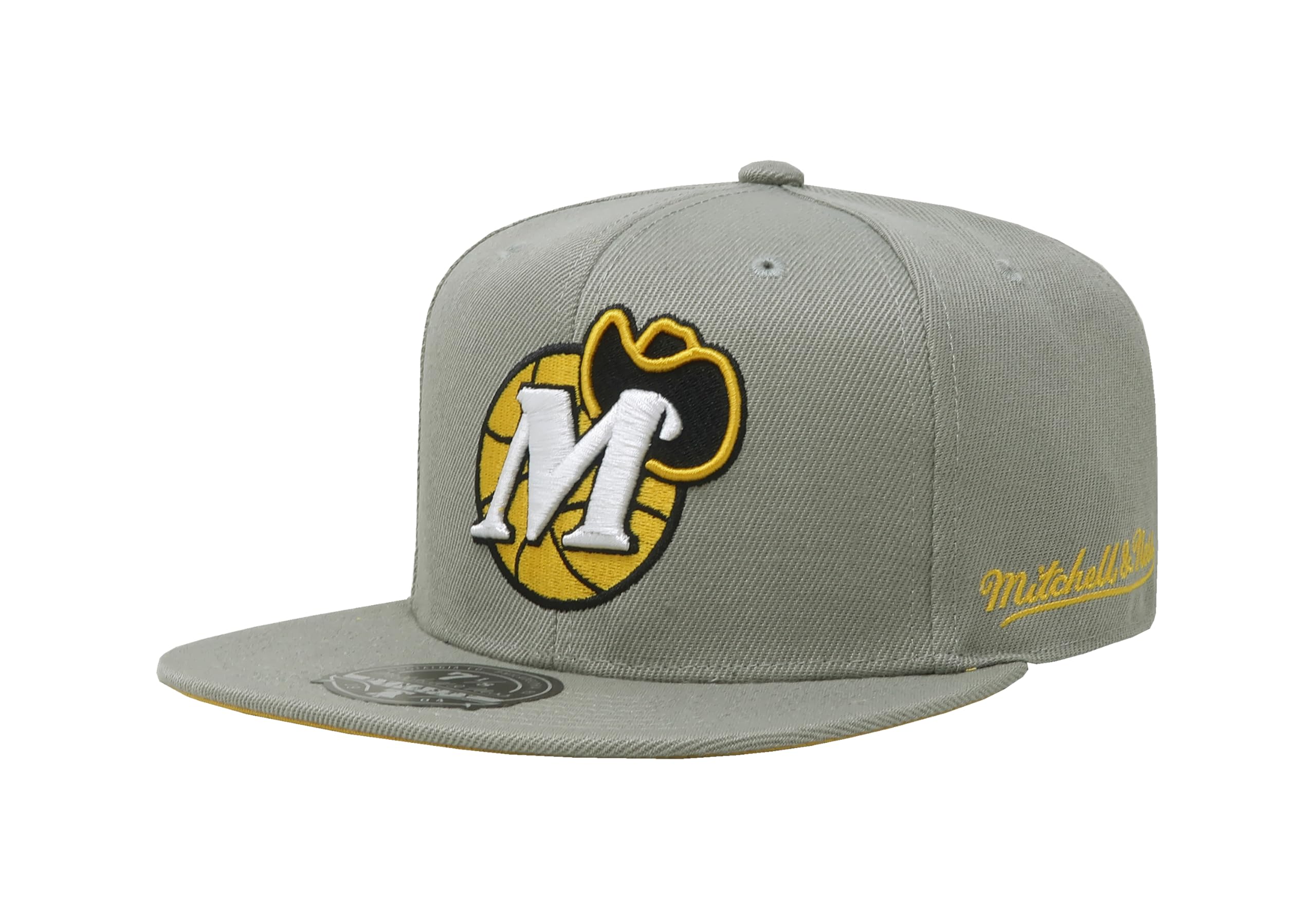 Mens Mitchell & Ness NBA SUNNY GRAY FITTED HWC MAVERICKS