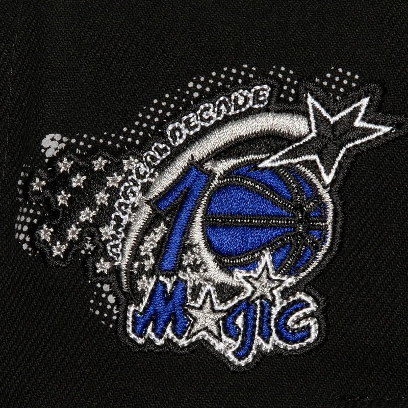 MENS MITCHELL & NESS NBA BIG FACE 7.0 SNAPBACK HWC MAGIC - BLACK
