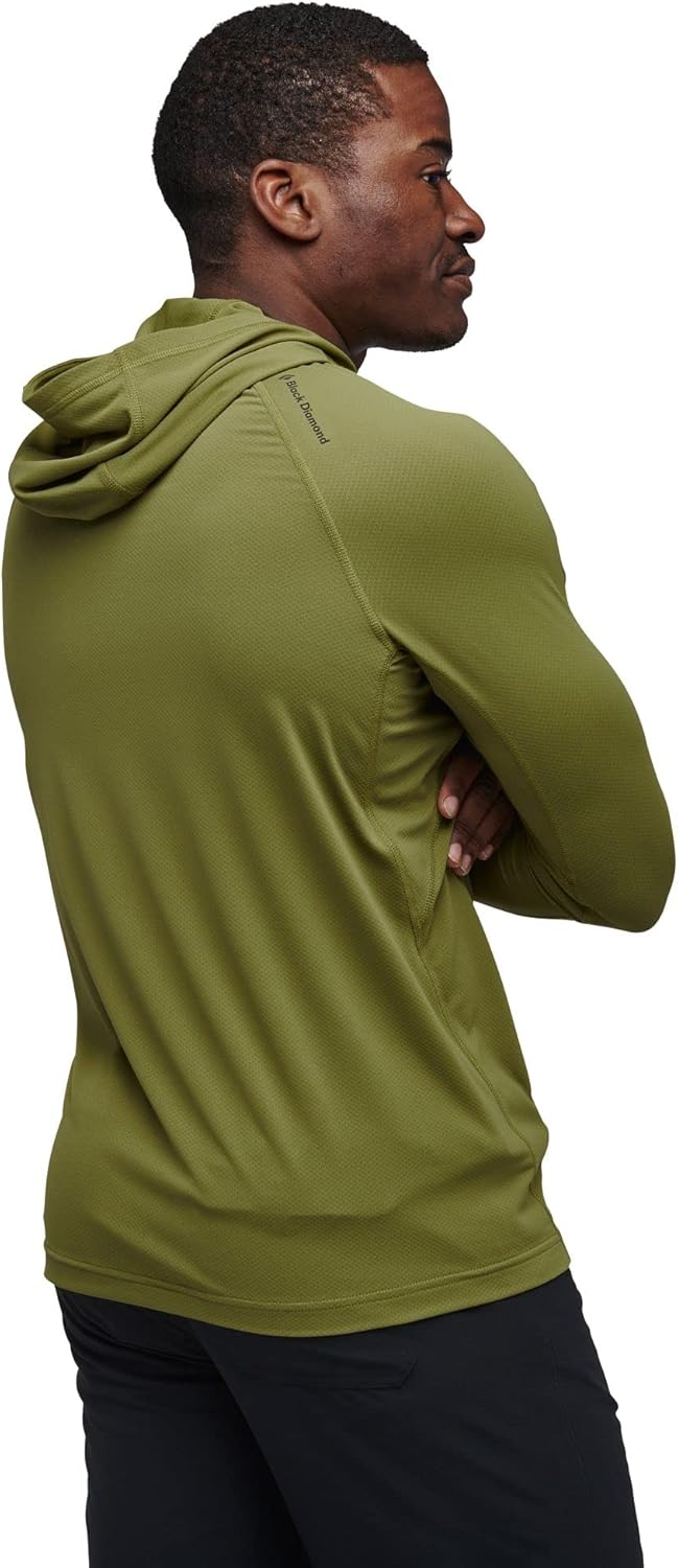 [AP7520203039] MENS BLACK DIAMOND ALPENGLOW UPF 50+ HOODY